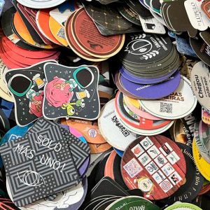 500 Bolachas de Chopp personalizadas